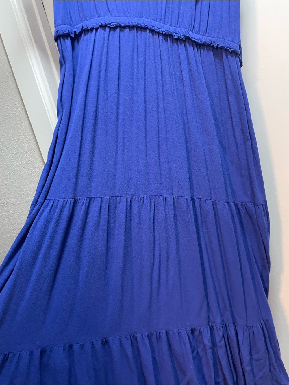 Old Navy Royal Blue Tiered Maxi Dress